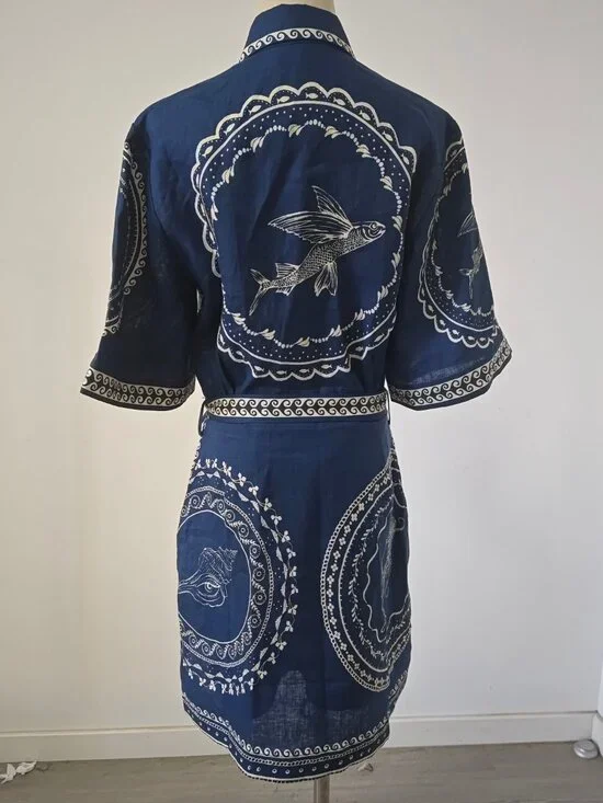 Alemais Oceane Mini Dress US 8 - Picture 4 of 12